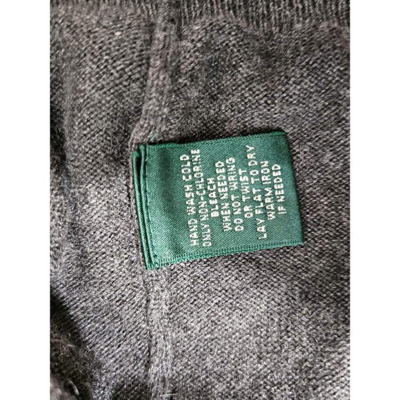 Lauren Ralph Lauren Sweater Woman 2X Pullover Gray Sweater Lightweight - Picture 7 of 9